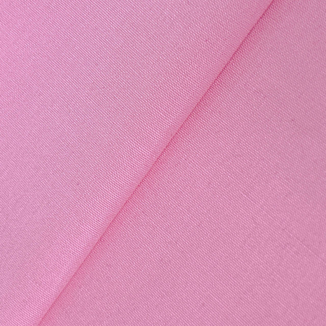 Pink Cotton Shirting Fabric - Pink Solid, 60" Width (1 Yard)