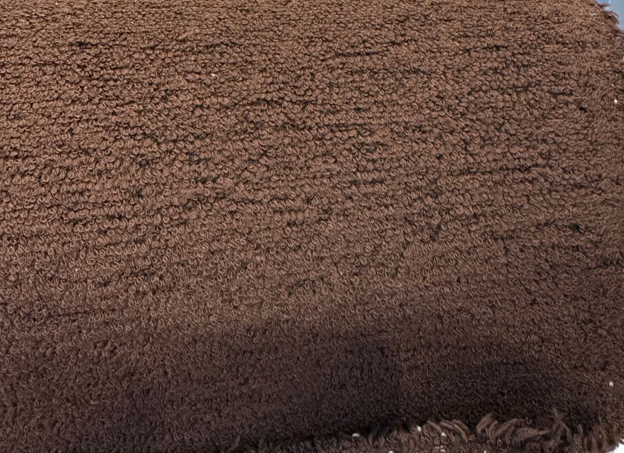 Sunbrella Acrylic Terry Cloth Fabric - Espresso Brown, 53" Width (1 Yard)