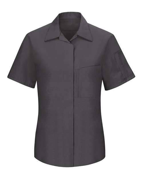 Women's Performance Plus Short Sleeve Shop Shirt with OilBlok Technology