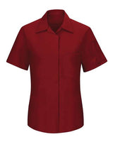 Women's Performance Plus Short Sleeve Shop Shirt with OilBlok Technology