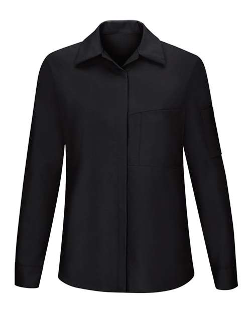 Red Kap Women's Performance Plus Long Sleeve Shop Shirt with OilBlok Technology