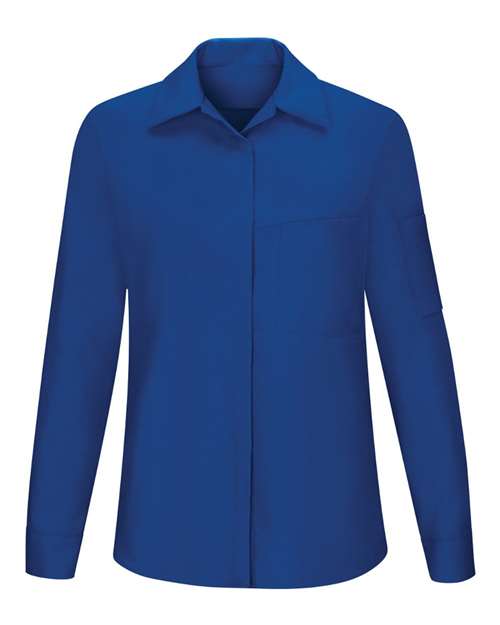 Red Kap Women's Performance Plus Long Sleeve Shop Shirt with OilBlok Technology