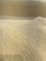 Sunbrella Outdoor Chenille Plush Velvet Fabric - Cream Upholstery, 55" Width (1 Yard)