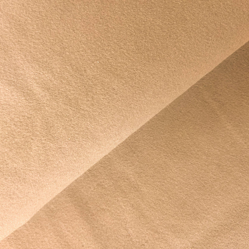 Camel Plush Wool Coating Fabric - Camel Plush, 58/60" Width (1 Yard)