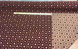 Mercedes Wine Damask Chenille Fabric - Wine Damask, 56" Width (1 Yard)