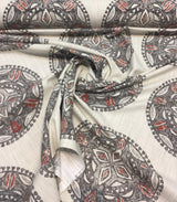 Robert Allen Amapondo Bark 100 Percent Cotton Fabric - Bark, 55" Width, 13.5" Horizontal Repeat, 12.75" Vertical Repeat (1 Yard)