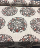 Robert Allen Amapondo Bark 100 Percent Cotton Fabric - Bark, 55" Width, 13.5" Horizontal Repeat, 12.75" Vertical Repeat (1 Yard)
