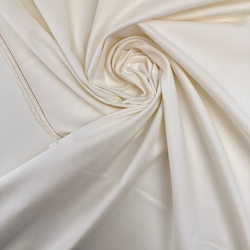 Cotton Corduroy White Ribbed Lightweight