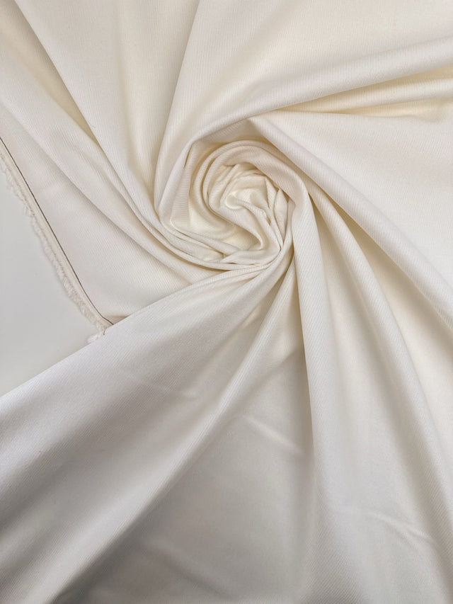 Cotton Corduroy White Ribbed Lightweight