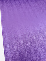 Purple Jacquard Stretch Fabric