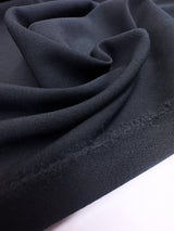 Wool Elastane Double Weave Blue