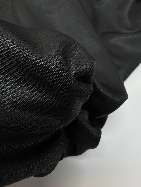 Viscose Knitted Moiré Fabric Black