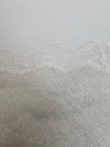 White Shade Floral Lace Polyamide Viscose