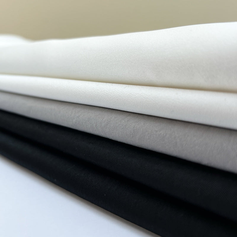 Polyamide Polyester Woven Fabric Black Gray White
