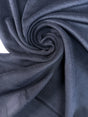 Wool Pile Fabric Melange Blue