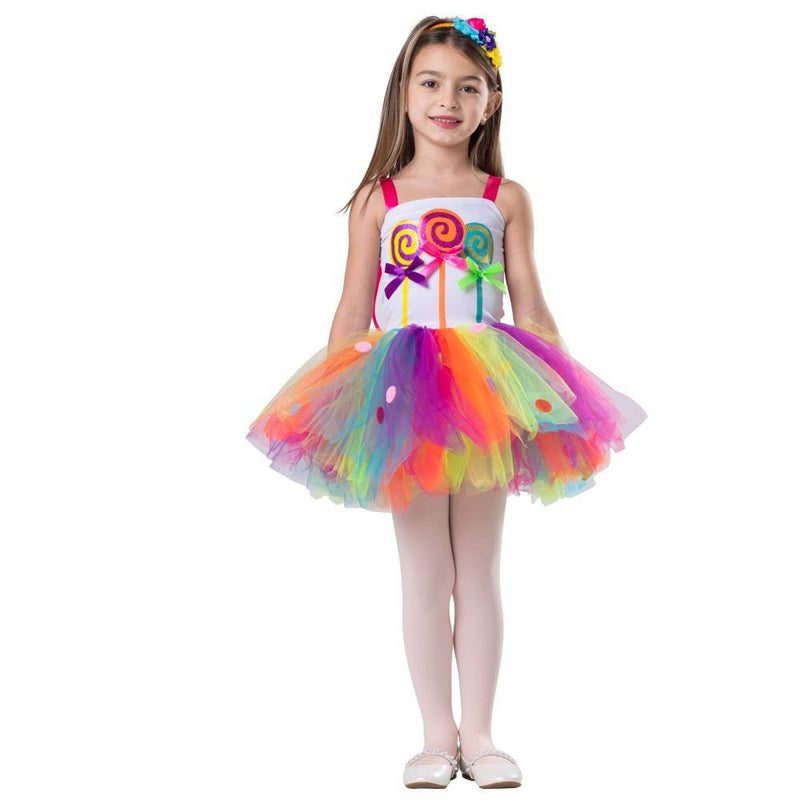 Candyland Tutu Lollipop Dress Costume - Kids