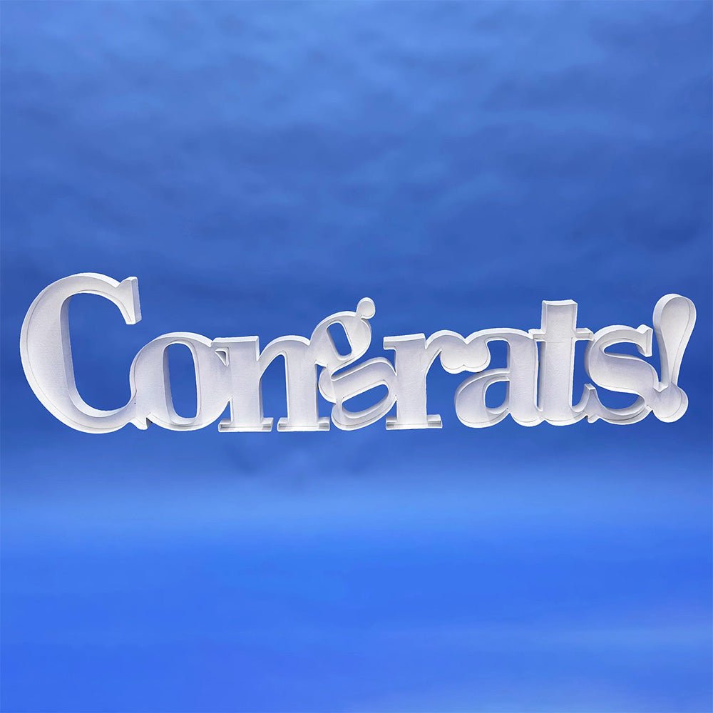 Balloon Frame Congrats Mosaic Frame