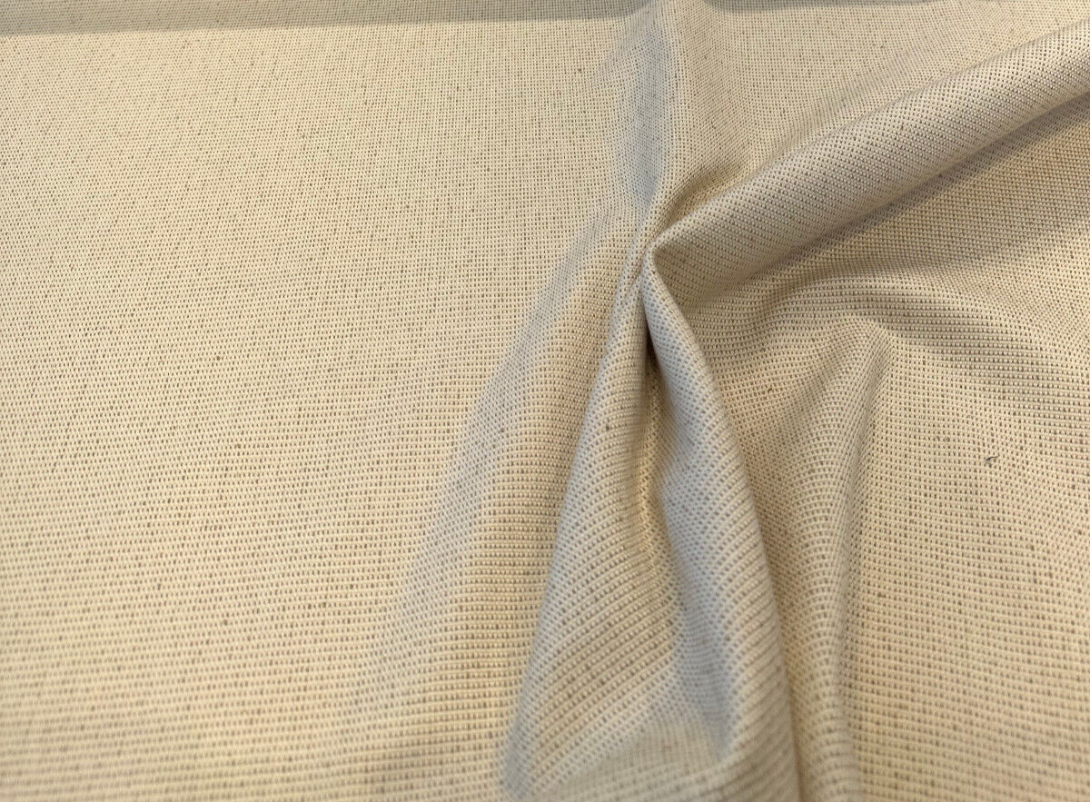 Sunbrella Vintage Slub Solution Dyed Acrylic Fabric - Sand Beige Slub, 57" Width (1 Yard)