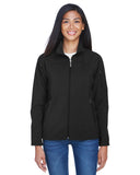 Chaqueta soft shell de rendimiento con forro de forro polar de tres capas para mujer