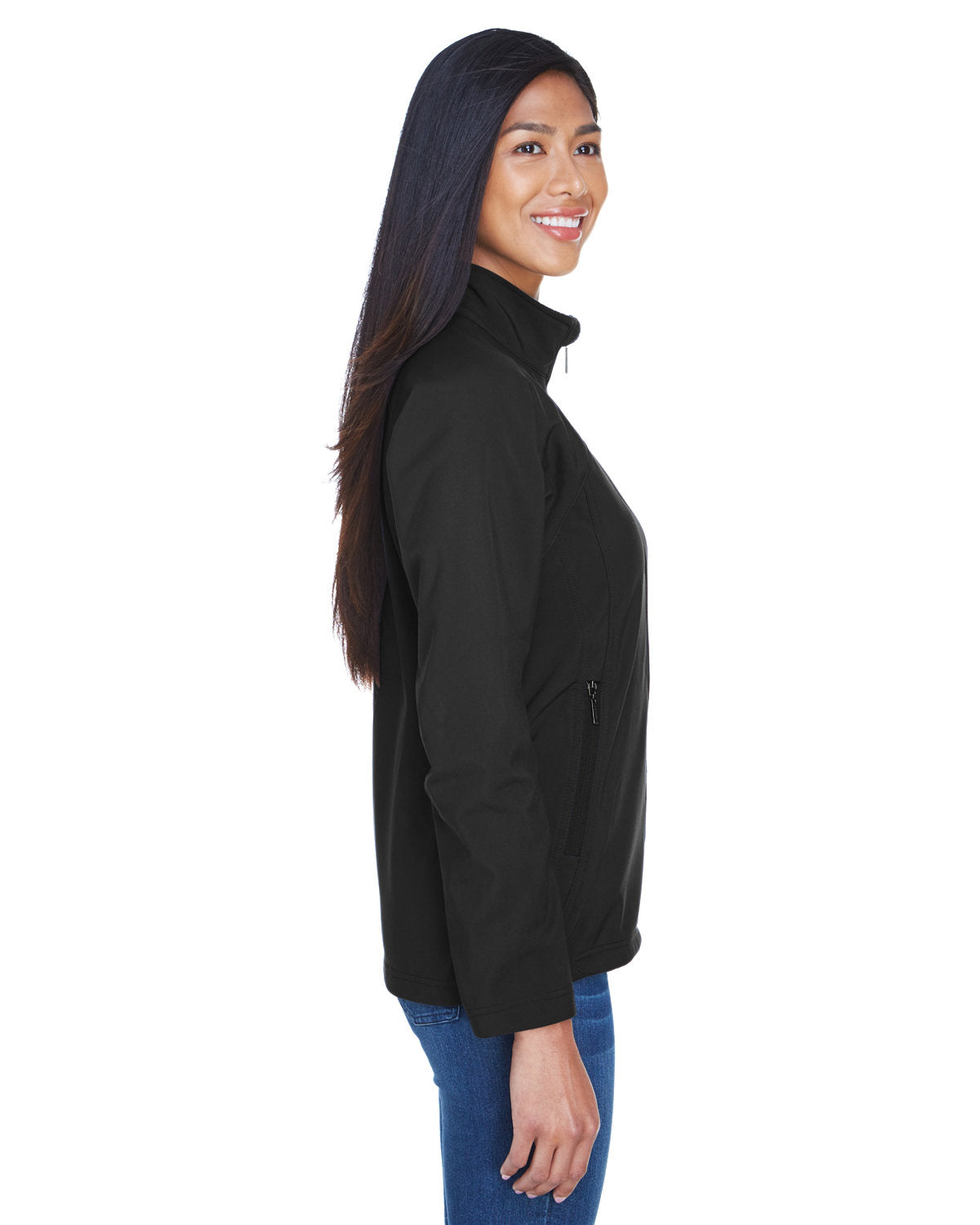 Ladies' Three-Layer Fleece Bonded Performance Soft Shell Jacket