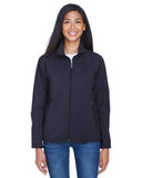 Chaqueta soft shell de rendimiento con forro de forro polar de tres capas para mujer