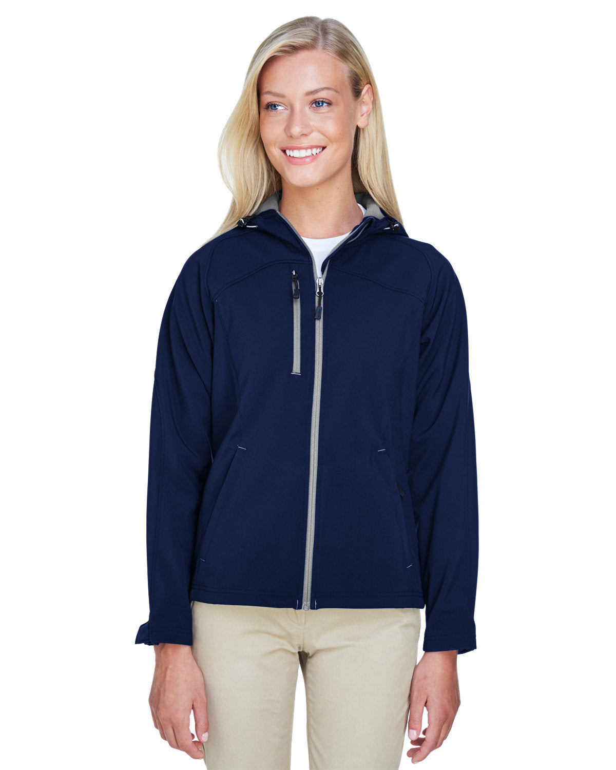 Ladies' Prospect Two-Layer Fleece Bonded Soft Shell Hooded Jacket