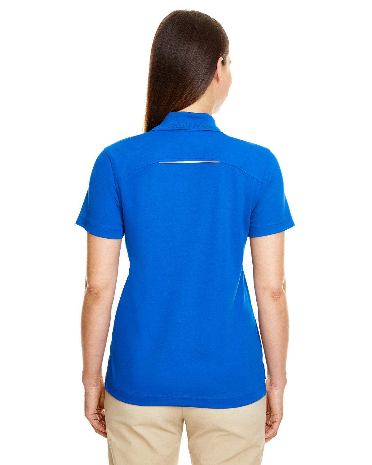 Ladies' Radiant Performance Piqué Polo with Reflective Piping