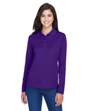 Polo Piqué de manga larga Pinnacle Performance para mujer