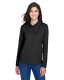 Polo Piqué de manga larga Pinnacle Performance para mujer