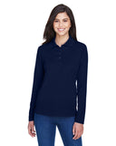 Polo Piqué de manga larga Pinnacle Performance para mujer