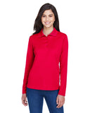 Polo Piqué de manga larga Pinnacle Performance para mujer