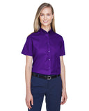 Camisa de sarga de manga corta Optimum para mujer