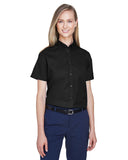 Camisa de sarga de manga corta Optimum para mujer