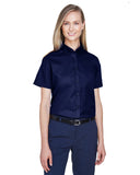 Camisa de sarga de manga corta Optimum para mujer