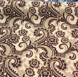 Moderna Wine Chenille Upholstery Fabric - Wine, 56" Width (1 Yard)