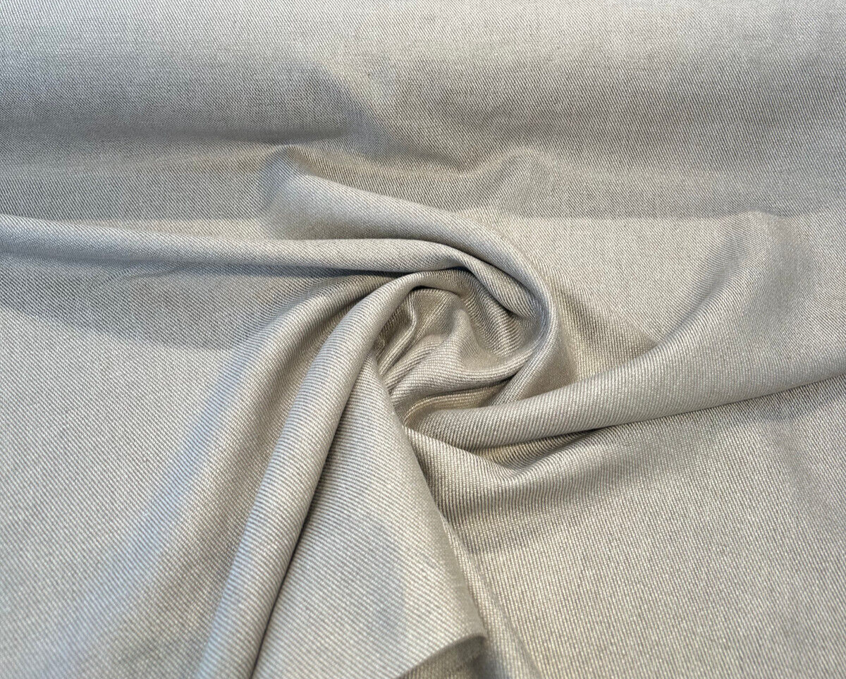 Belgian Dove Linen Fabric - Pebble Beige, Woven, 64" Width (By The Yard)