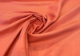 Belgian Dove Linen Fabric - Terracotta Woven Upholstery Drapery, 64" Width (1 Yard)