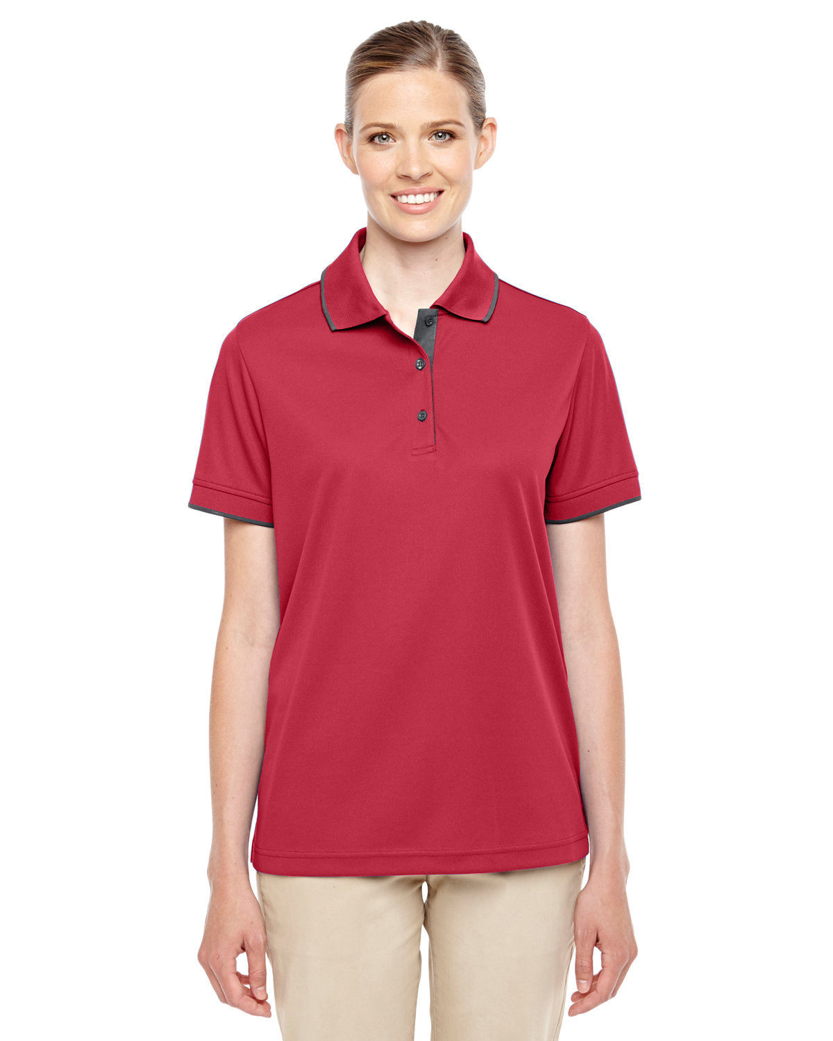 Men's Motive Performance Piqué Polo with Tipped Collar