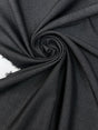 Wool Suit Fabric Gray Black Italian Woven
