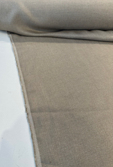 Belgian Dove Linen Cane Linen Fabric - Cane Dark Tan, 64" Width (1 Yard)