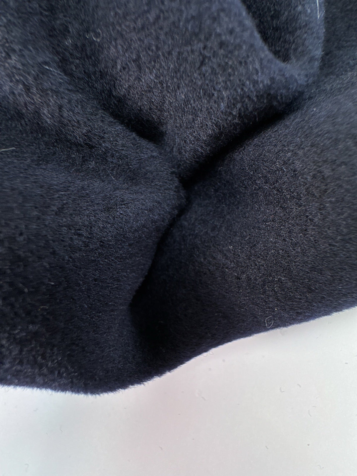 Wool Pile Fabric Melange Blue