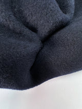 Wool Pile Fabric Melange Blue
