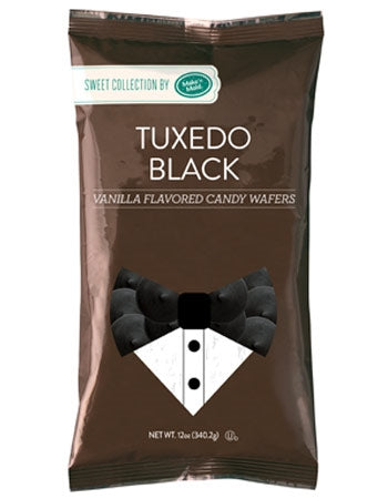 Make'n Mold Tuxedo Black Vanilla Flavored Candy Wafers - 12 Ounce Bag