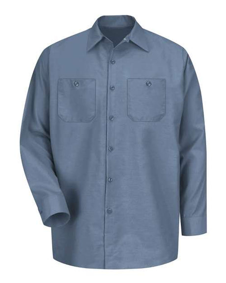 Red Kap Men's Tall Industrial Long Sleeve Work Shirt