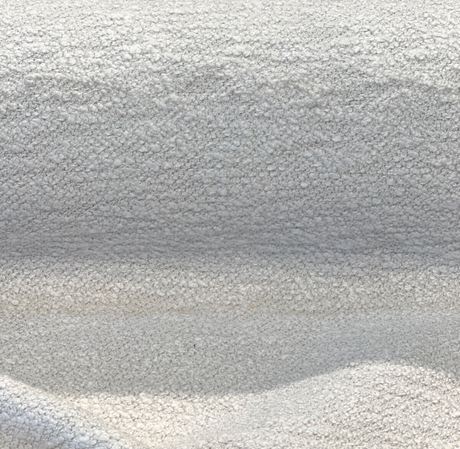 Sunbrella Luxe Boucle Acrylic Fabric - White Boucle, 54" Width (1 Yard)