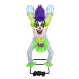 5 ft. Motion Activated Laughing Handstand Clown Animatronic (Haunted Living)