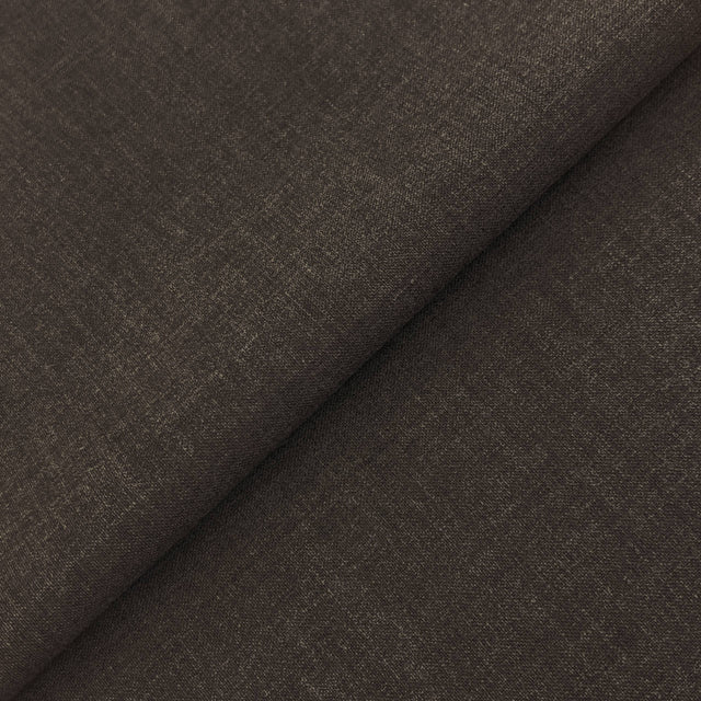 Brown Tropical Wool/Poly Blend Fabric - Machine Washable, 58/60" Width
