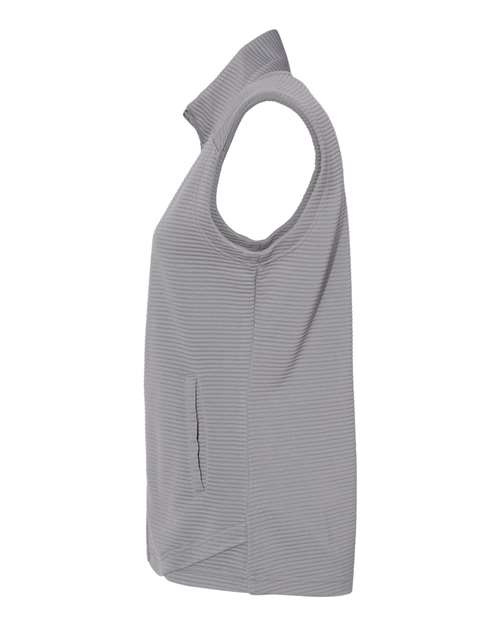 Women's Textured Full-Zip Vest