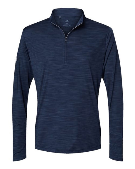 Adidas Men's Lightweight Mélange Quarter-Zip Pullover