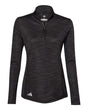 Adidas Women's Lightweight Mélange Quarter-Zip Pullover